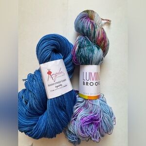 2 skein sock yarn bundle.  See pics and details below